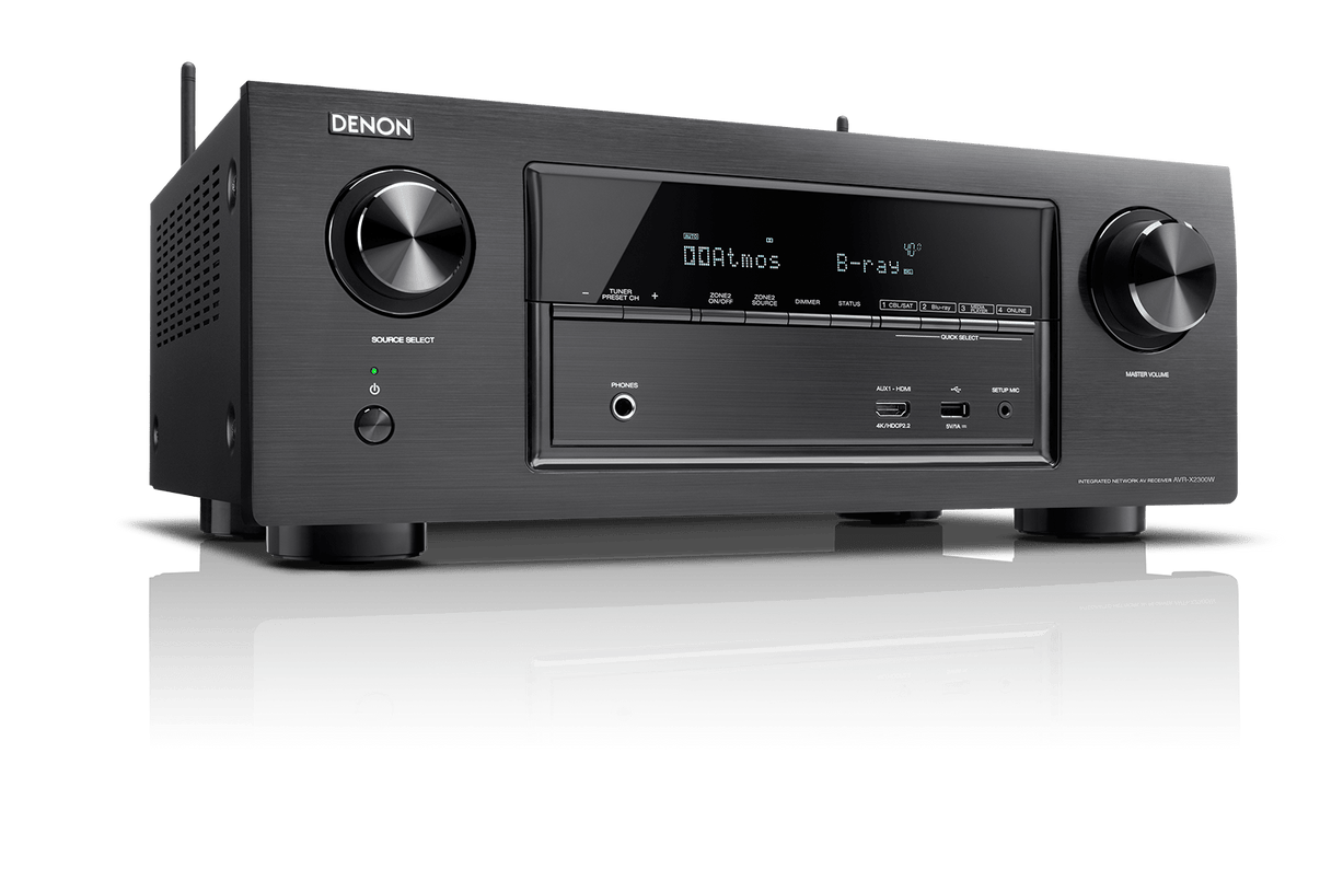 Denon AVR-X2300W 7.2 Channel 220 Volt Audio/Video Receiver with Wi-Fi