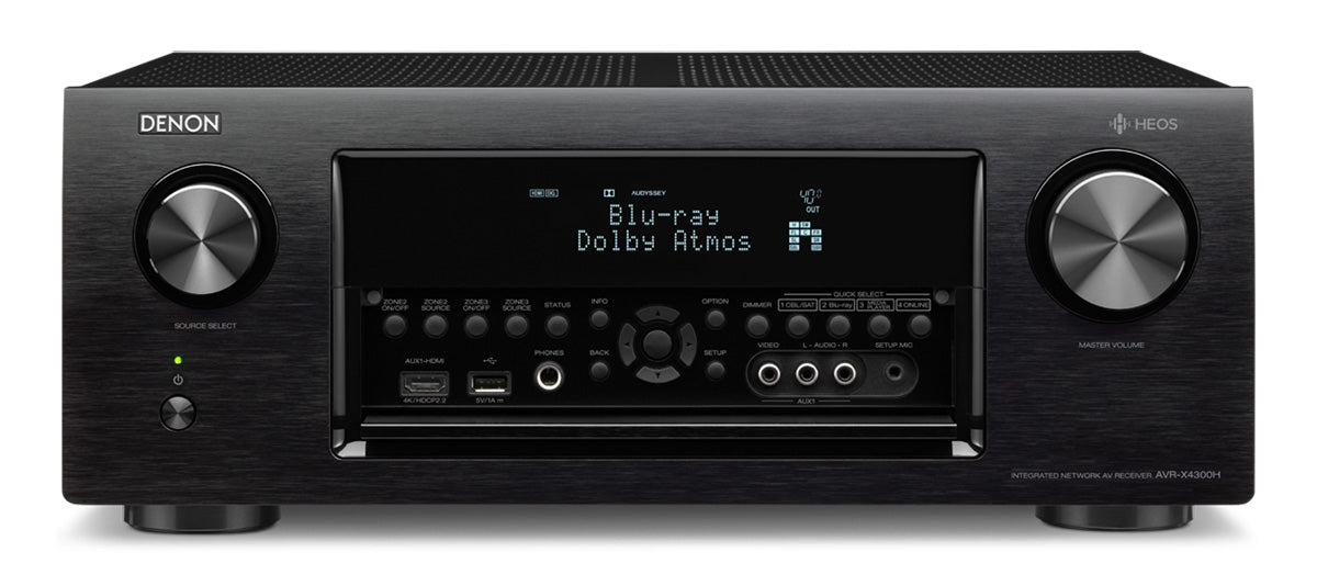 Denon AVR-X4300H Audio Video Receiver for 220/240 Volts
