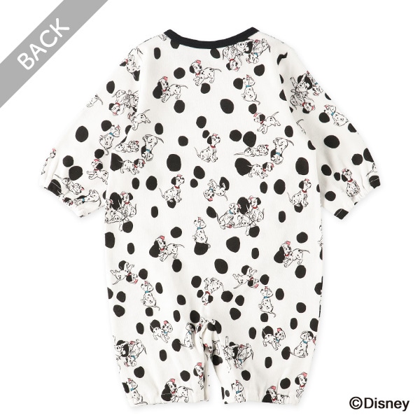 スムース総柄長袖コンビドレス（101匹わんちゃん） | 西松屋オンライン