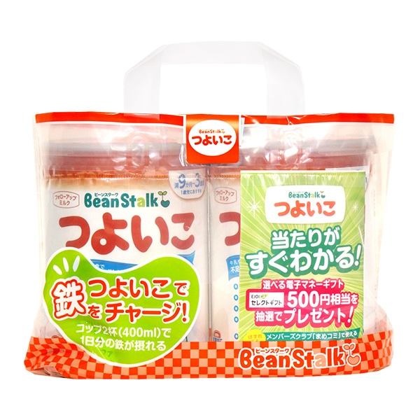 雪印ビーンスターク）つよいこ 大缶 6400g（800g×8缶）（9ヶ月～3歳頃