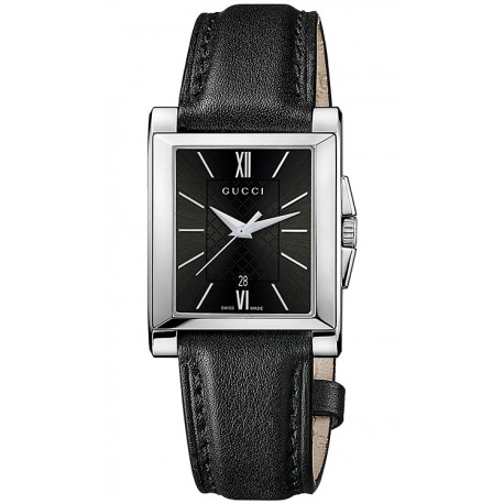 Gucci G-Timeless Rectangle Black Dial Womens Watch YA138503