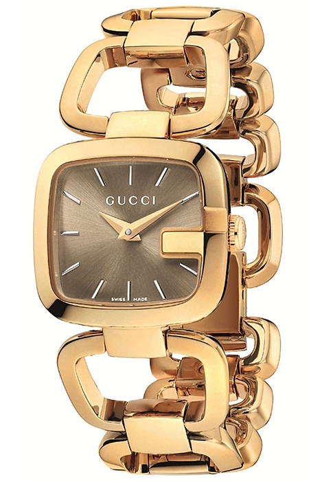 Gucci G-Gucci Small Size Yellow Gold PVD Womens Watch YA125511