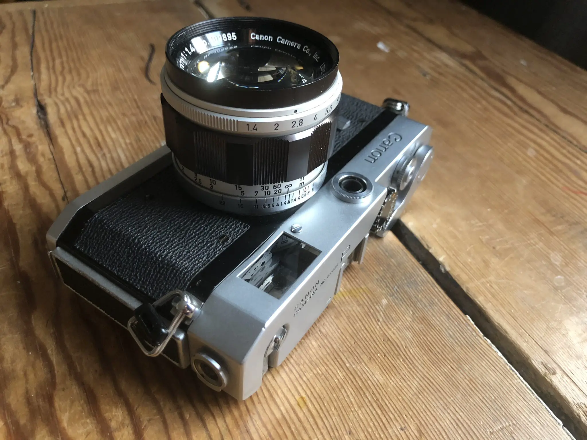 5 frames with a Canon P and Canon 50mm f/1.4 lens - 35mmc