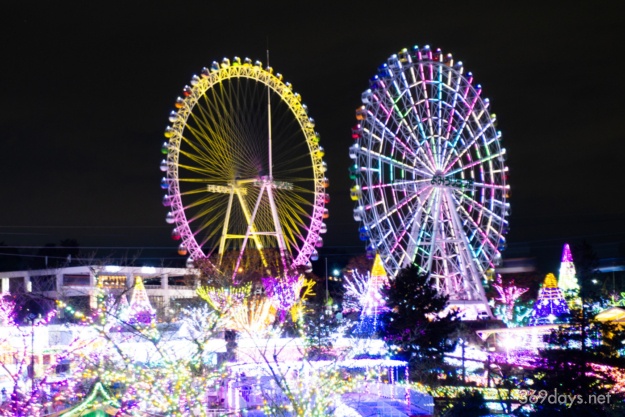 観覧車が2台！？よみうりランドで日本唯一の大型