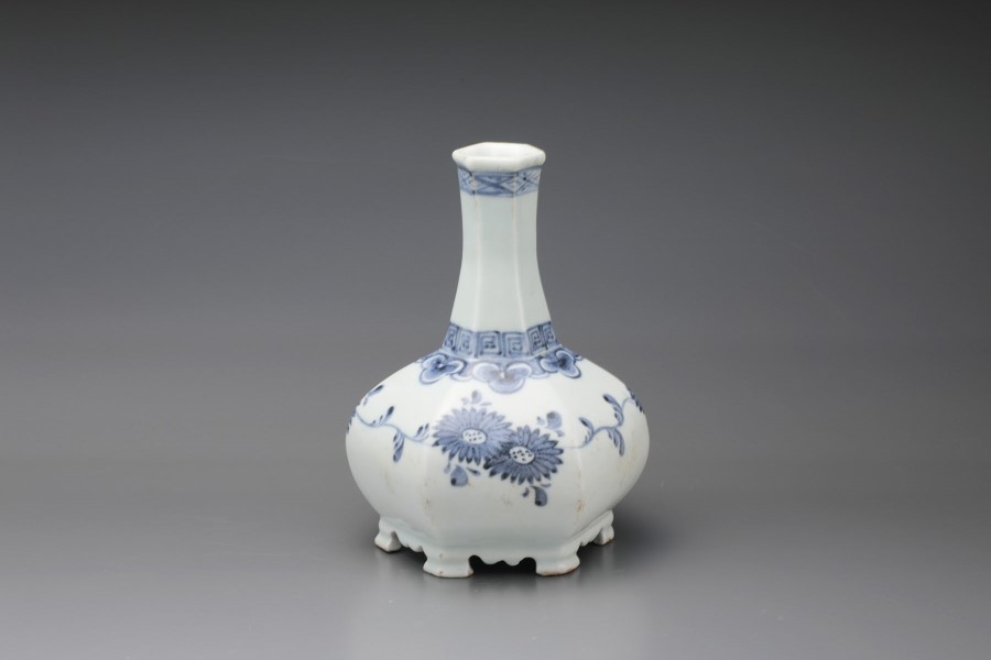 mf50623『織部 柳 菱形鉢』М /骨董品 古美術 アンティーク 古玩