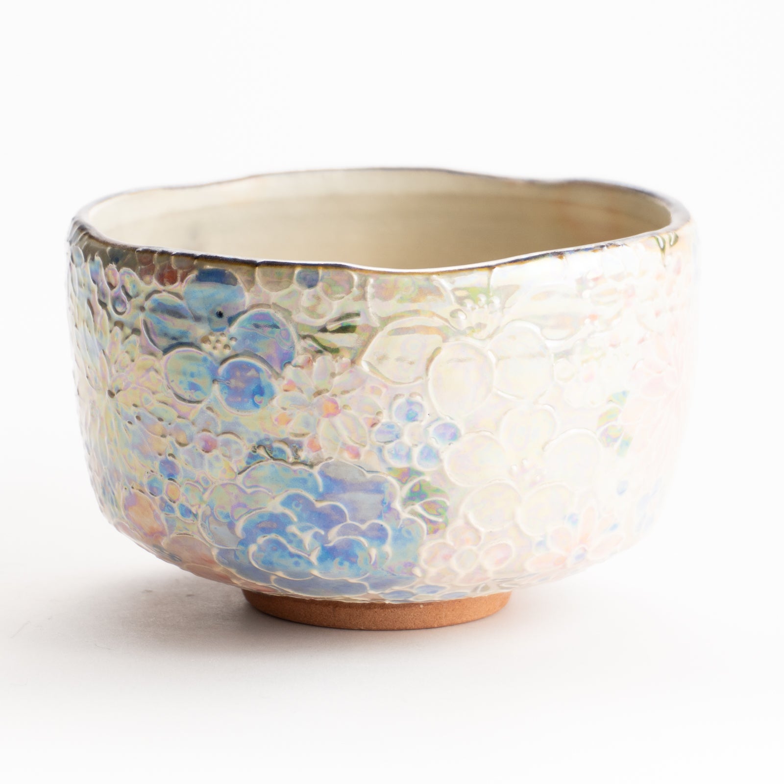 京都 清水焼】抹茶碗 ラスター彩