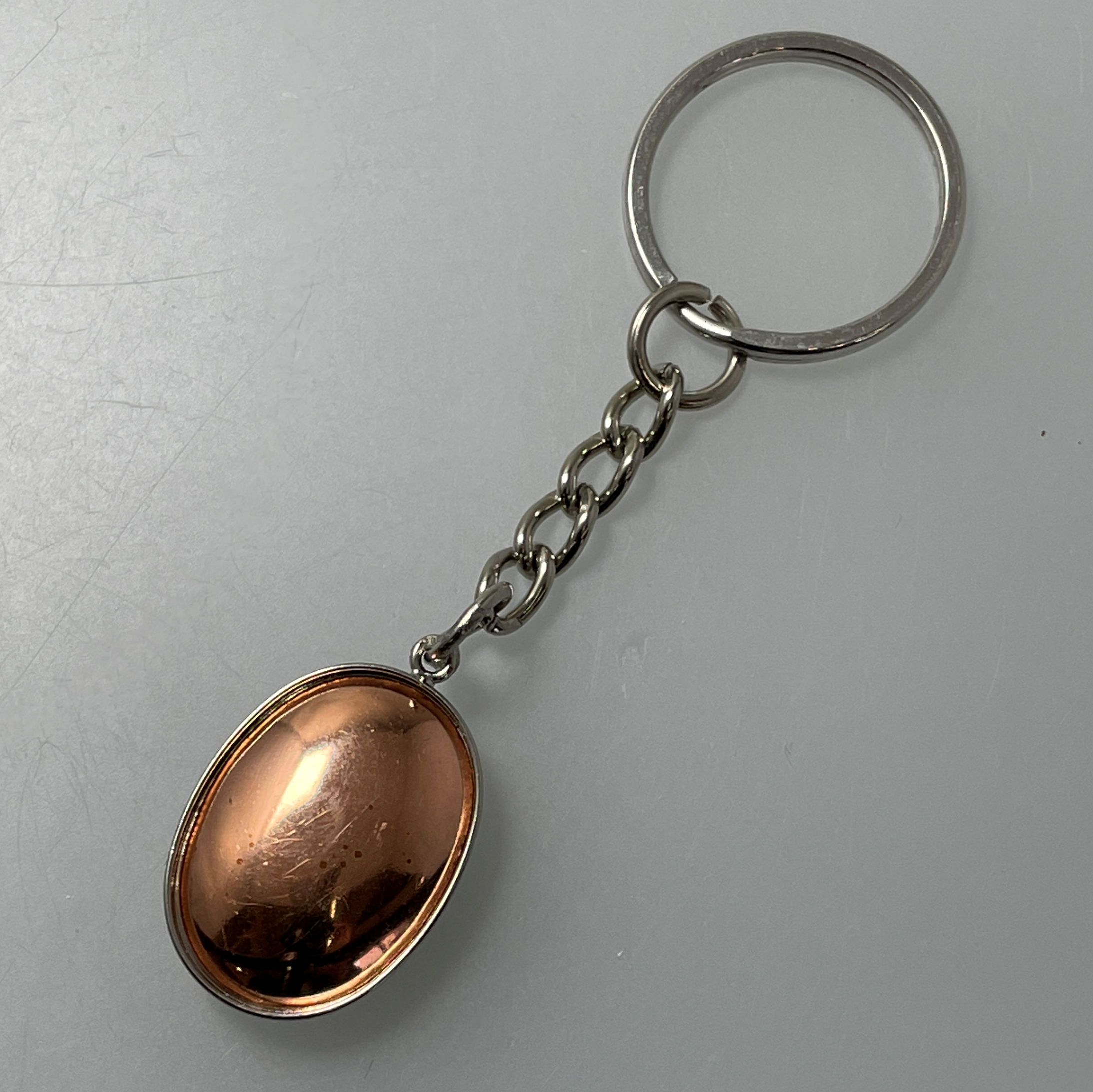 七宝材料・素材 キーホルダー 楕円