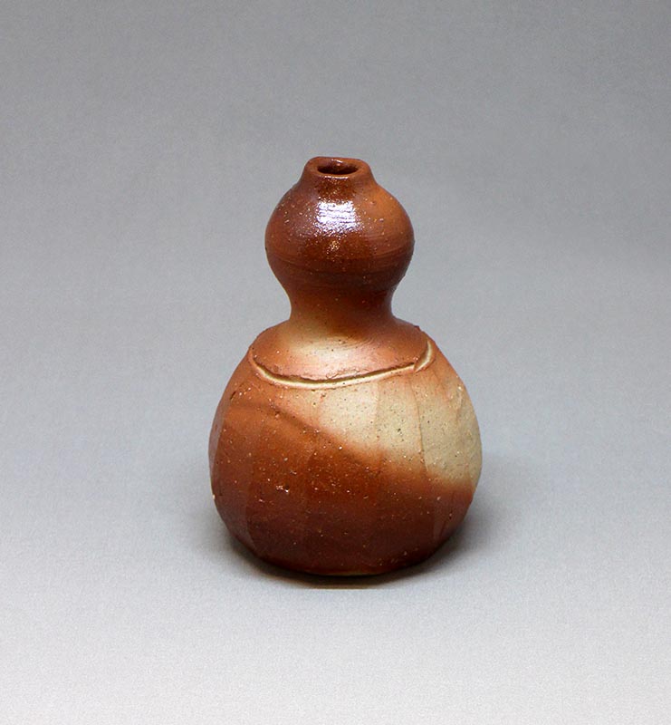 緋襷ひさご徳利 yh-2 – 岡南ギャラリー