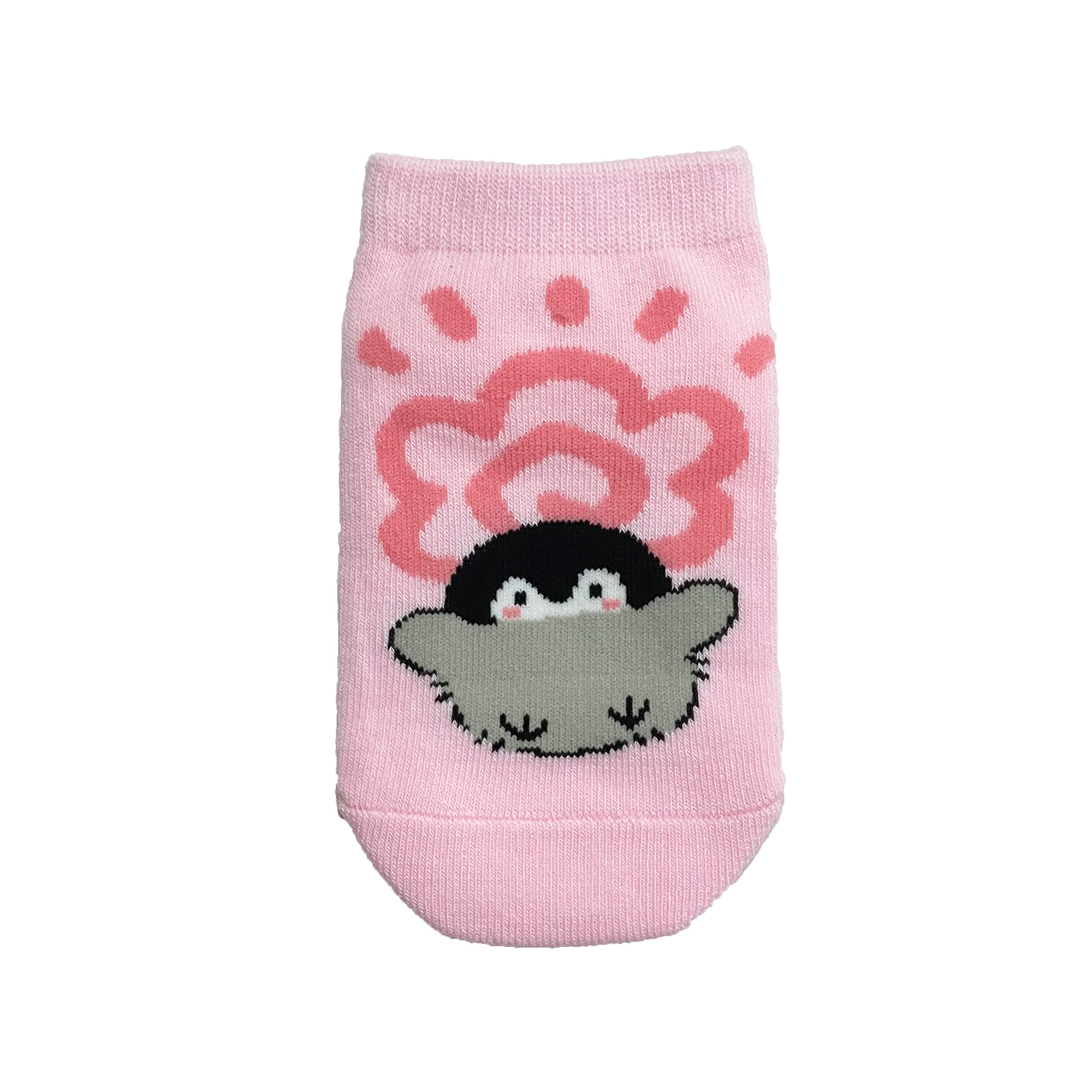 コウペンちゃん スニーカー丈ソックス（はなまる柄）キッズ用