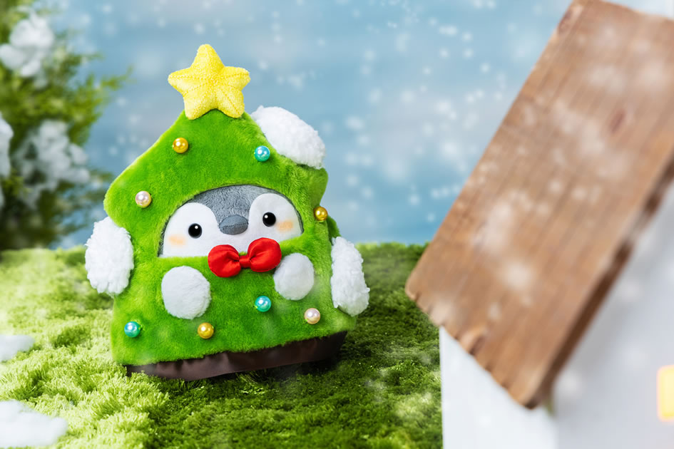 コウペンちゃん クリスマスツリーなぬいぐるみM – コウペンちゃん