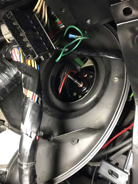 ボルボ 240 エステート ブロアモーター&レジスター 交換