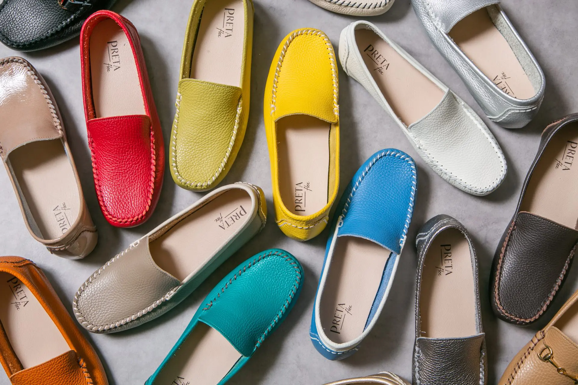 本革脚長モカシンシューズ - 神戸セレクション