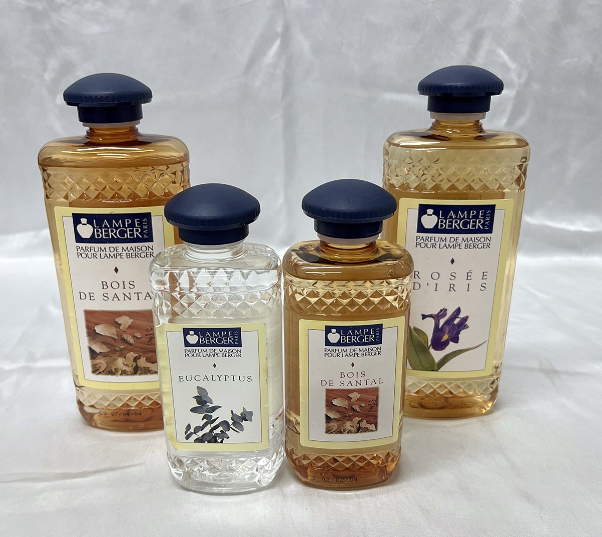 LAMPE BERGER アロマポットとボワ・ド・サンタル小物、箱、袋付セット