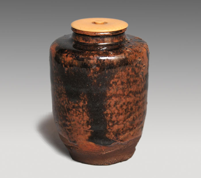 古瀬戸肩衝茶入 銘「清輝」 鵬雲斎箱 | 古美術ささき