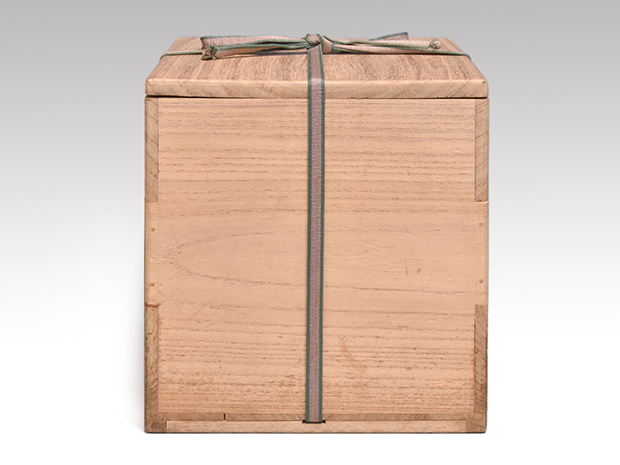 萩焼水指 十二代 田原陶兵衛(作) 誂蓋付 共箱 | 古美術ささき