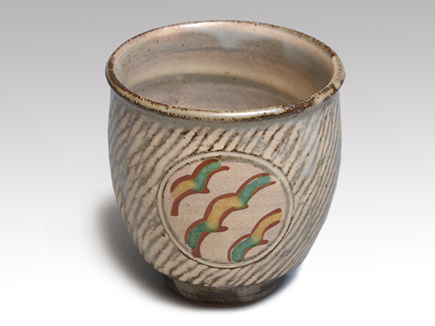 平戸焼 染付 面取 六角 水注 酒次 古美術 古道具 アンティーク 酒器