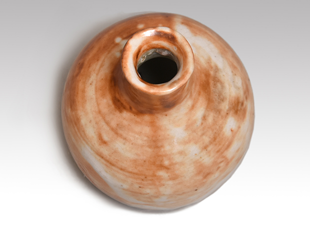 赤志野 丸形徳利 北大路魯山人（作）二代 黒田陶々庵識箱 | 古美術ささき