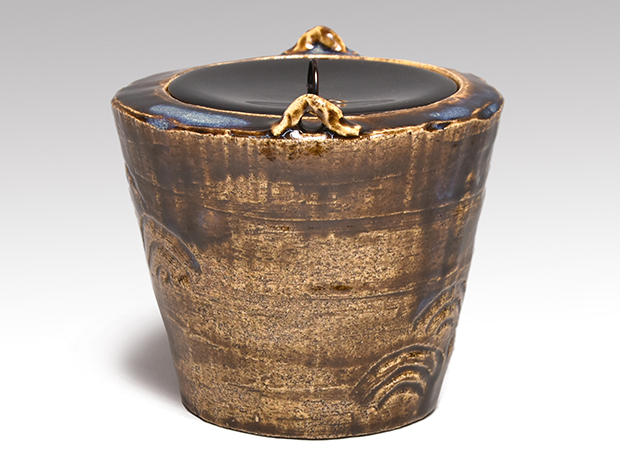 古瀬戸写 水指 二代 伊東 陶山(作) 共箱 | 古美術ささき