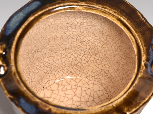 古瀬戸写 水指 二代 伊東 陶山(作) 共箱 | 古美術ささき