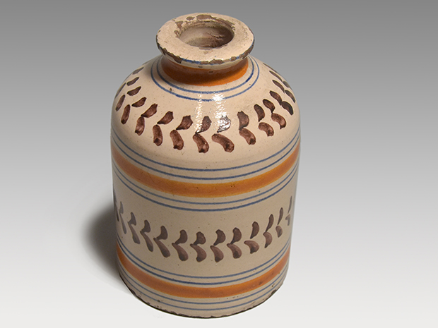 江戸時代 舶来 紅毛 阿蘭陀 色絵 陶器 小壺 一輪挿し 小花瓶 | 古美術