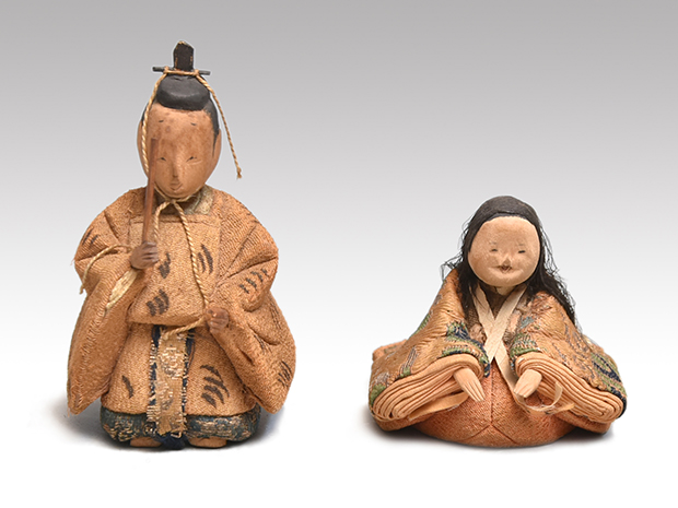 加茂人形 内裏雛 江戸後期 浅原革世氏旧蔵の品 | 古美術ささき