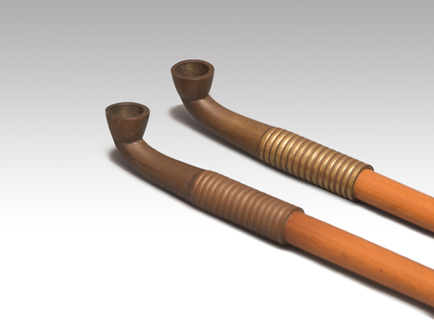 茶席用 キセル 2本 長煙管 | 古美術ささき