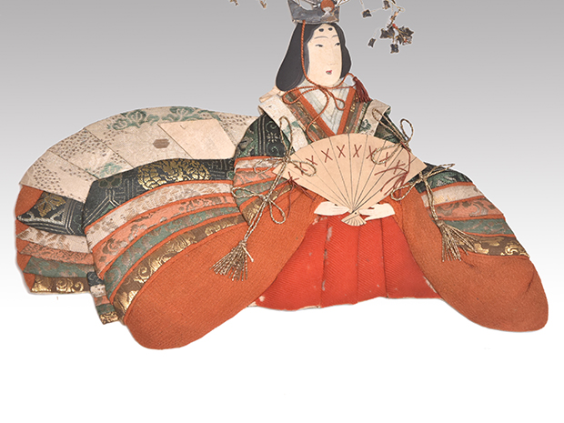 松本押絵 内裏雛 一対 慶応3年 共箱 日本人形美と幻想所載品 浅原革世