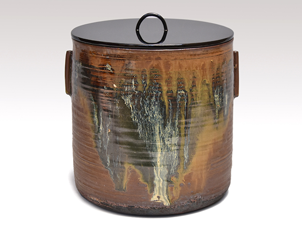 茶道具 時代 菱形 高取 水指 即中斎宗匠書付 表千家13代 不審庵