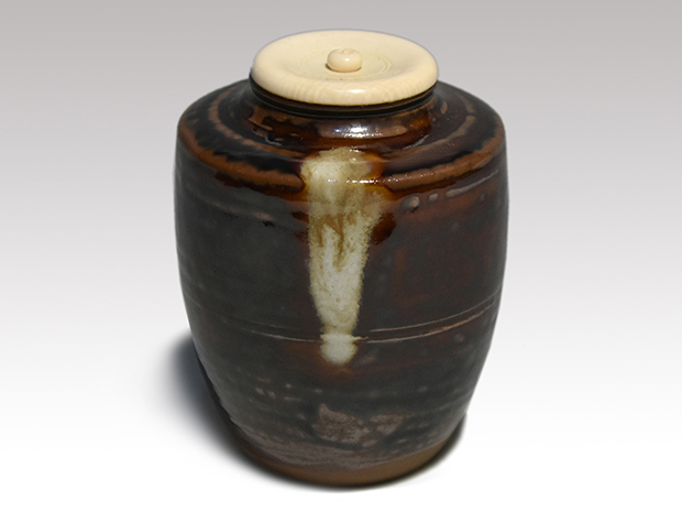 信楽 茶入 四代 清水六兵衛 茶道具 古美術 古道具 アンティーク