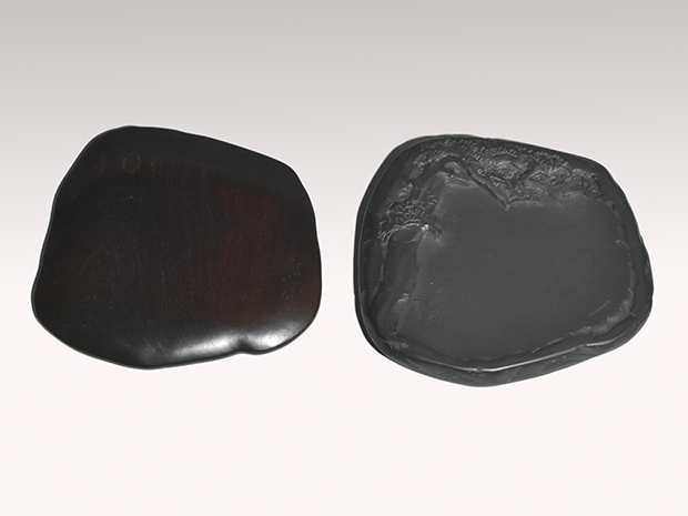 甲斐雨端硯 十一世 雨宮静軒(作) 老松硯 共箱 未使用 | 古美術ささき