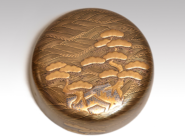 松島蒔絵棗 一后一兆(作) 共箱 | 古美術ささき