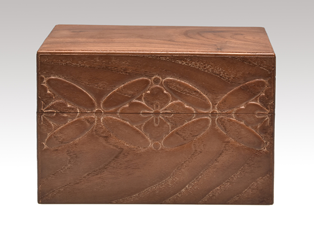 遠州好 七宝透し桑茶箱 遠州緞子仕服付 | 古美術ささき