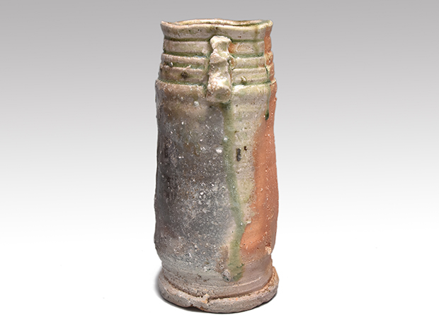 信楽花入 杉本貞光(作) 共箱 | 古美術ささき