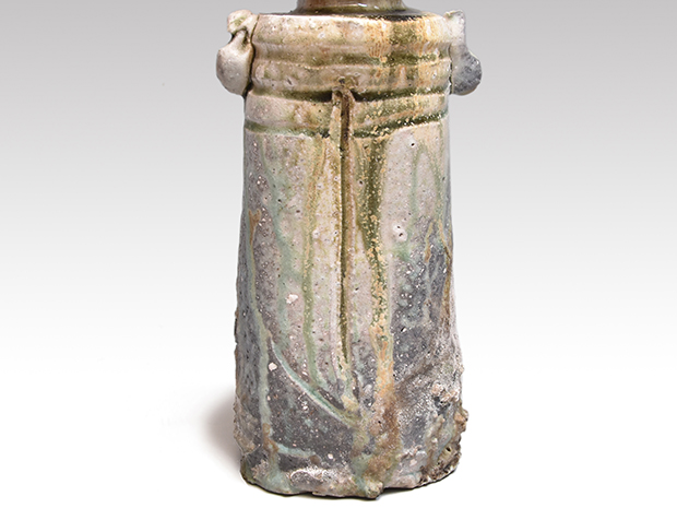 伊賀双耳花入 古谷道生（作）共箱 | 古美術ささき