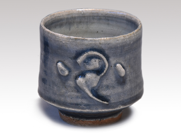 呉須筒描花文湯碗 3客 河井寛次郎（作）河井紅苑（識） | 古美術ささき