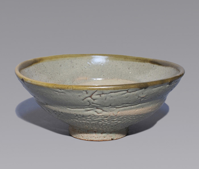 浜田庄司(作) 地掛縁黒鉢 浜田晋作(識箱) | 古美術ささき