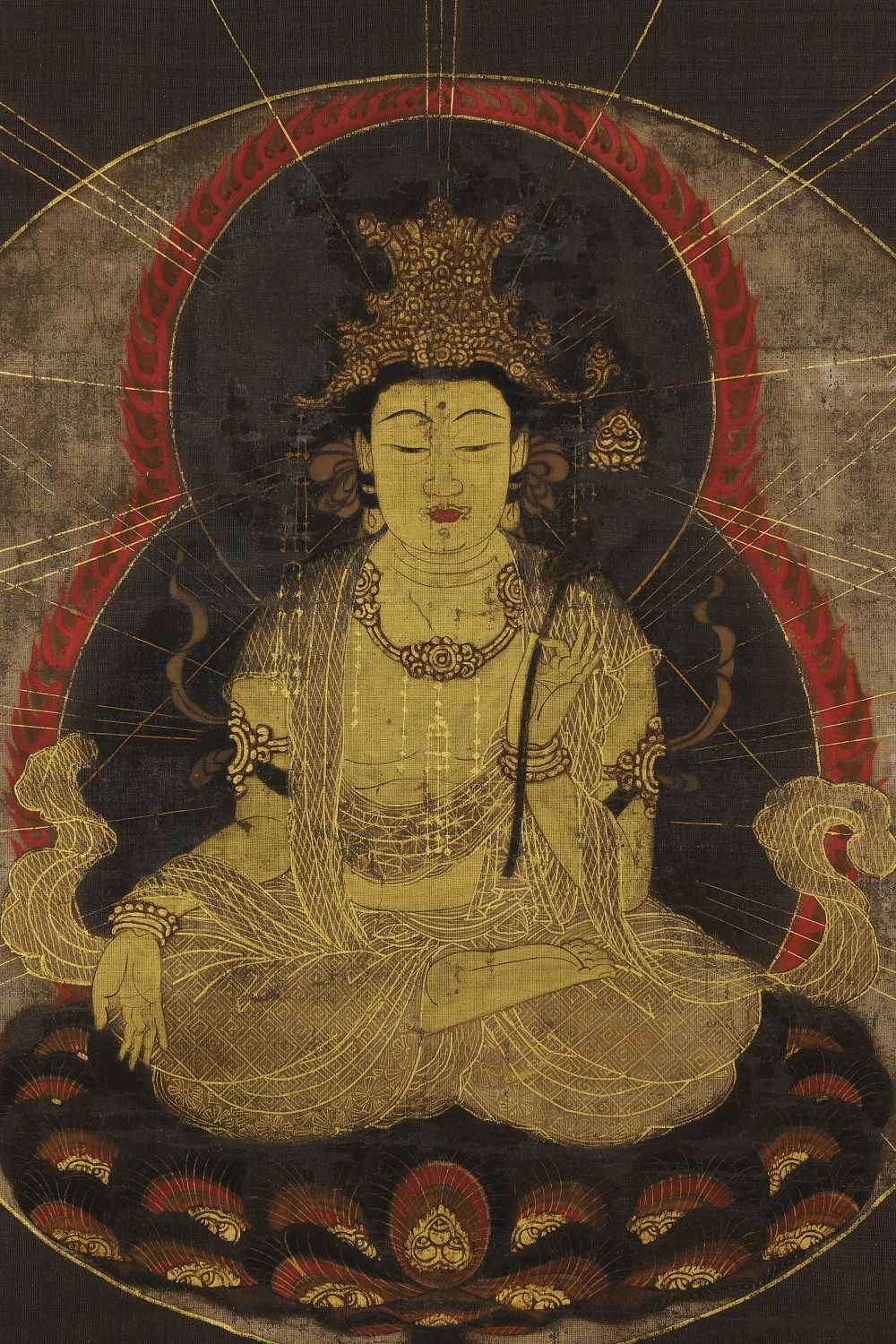 虚空蔵菩薩求聞持法本尊画幅 | 古裂會 (こぎれかい)
