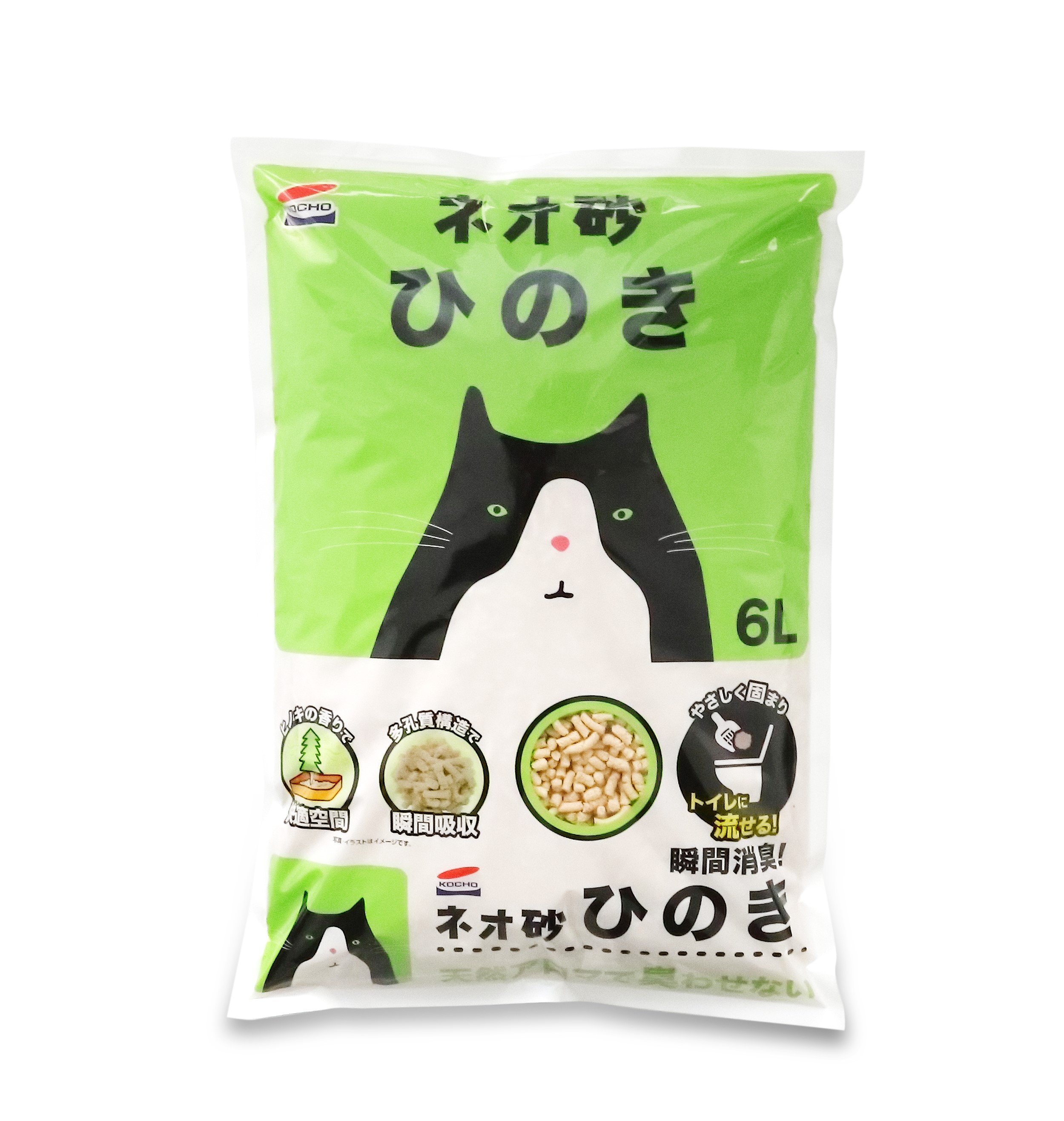 ネオ砂 ひのき 6L｜株式会社コーチョー