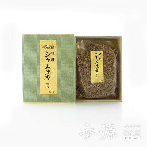 玉初堂 特撰シャム沈香 刻み化粧箱入 15gの通販 - お香専門店香源