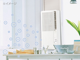 ルームエアコン（冷房除湿専用） KAW-1981/W｜窓用エアコン｜シーズン