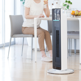 ホット＆クール プレミアムタワーファン KHF-1225/W・T｜ホット