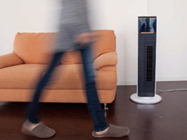 ホット＆クール プレミアムタワーファン KHF-1225/W・T｜ホット