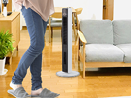 ホット＆クール ハイタワーファン KHF-1206/W｜ホット＆クール