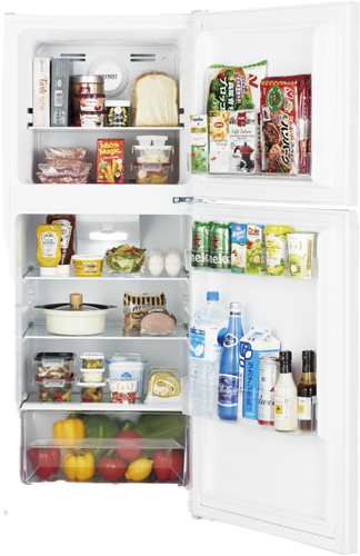 ORIGINALBASIC 冷蔵庫 2ドア 右開き 181L ホワイト OBBR-181A-W の通販