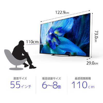 ソニー SONY 有機ELテレビ BRAVIA ( ブラビア ) [ 55V型 / 4K対応