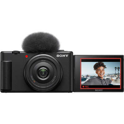 ソニー SONY コンパクトデジタルカメラ VLOGCAM ZV-1F ブラック の通販