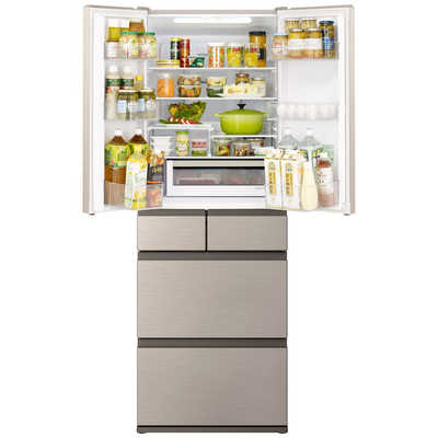 日立 HITACHI 冷蔵庫 Hタイプ 6ドア フレンチドア(観音開き) 475L R