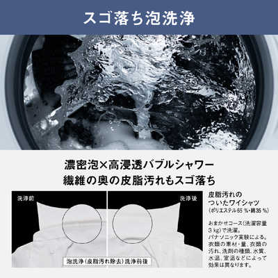 パナソニック Panasonic ドラム式洗濯乾燥機 (左開き) LXシリーズ 洗濯