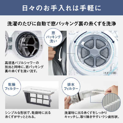 パナソニック Panasonic ドラム式洗濯乾燥機 (左開き) LXシリーズ 洗濯