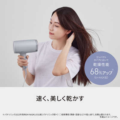 パナソニック Panasonic ヘアードライヤー ナノケア モイストグレー EH